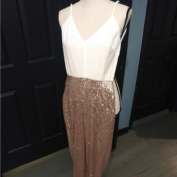 Forever 21 bling jumpsuit - Picture 1 of 4